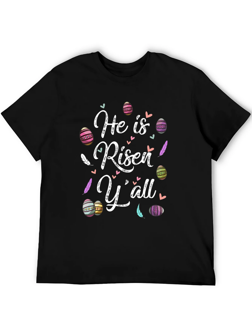 He is Risen Yall Easter Graphic T-Shirt