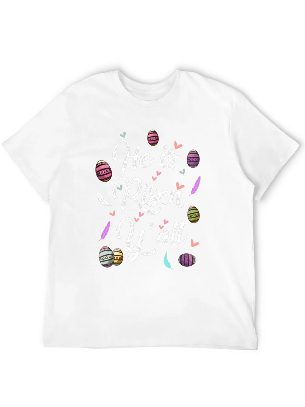 He is Risen Yall Easter Graphic T-Shirt