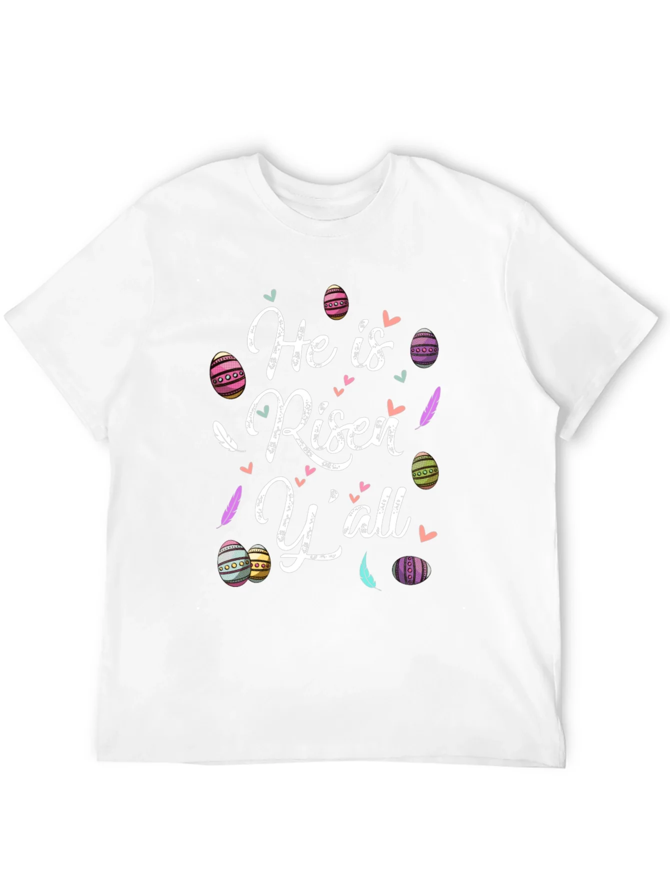 He is Risen Yall Easter Graphic T-Shirt