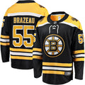 Justin Brazeau Boston Bruins   Home Premier Breakaway  Jersey - Black
