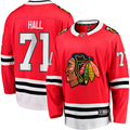 Men's Chicago Blackhawks Taylor Hall #71 Red Home Breakaway Player Jersey1