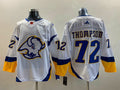 Men's Buffalo Sabres Tage Thompson #72 White Replica Jersey1