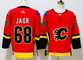 Men's Calgary Flames Jaromir Jagr #68 Red Breakaway Player Jersey1