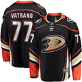 Men's Anaheim Ducks Frank Vatrano #77 Black Home Breakaway Player Jersey1