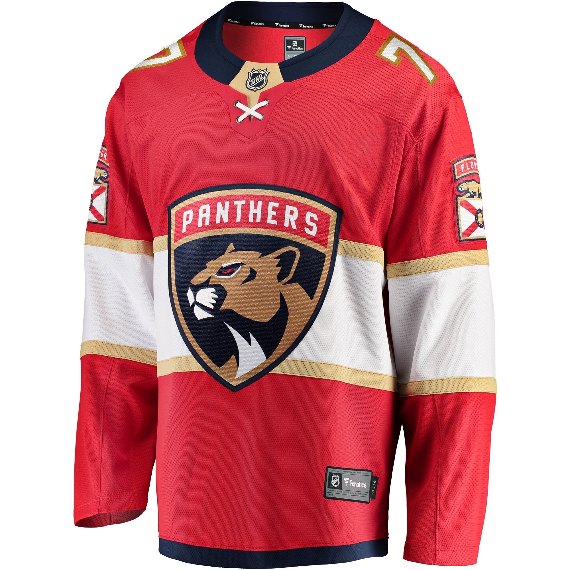 Niko Mikkola Florida Panthers   Premier Breakaway  Jersey - Red