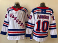 Men's New York Rangers Artemi Panarin #10 White Player Game Jersey1