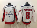 Men's Washington Capitals Alex Ovechkin #8 White Home Breakaway Player Jersey1