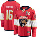 Aleksander Barkov Florida Panthers   Home 2024 Stanley Cup Champions Breakaway  Jersey ��������������������������������������������������������������������������������� Red