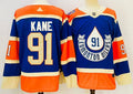 Men's Edmonton Oilers Evander Kane #91 Blue Game Jersey1