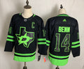 Men's Dallas Stars Jamie Benn #14 Black Alternate Premier Breakaway Player Jersey1