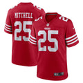 Elijah Mitchell San Francisco 49ers Nike Team   Game Jersey - Scarlet