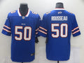 Men's Buffalo Bills Greg Rousseau #50 Blue Game Player Jersey1