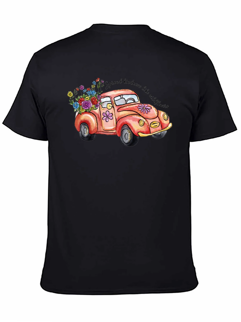 Kindness Car Graphic Tee - Black