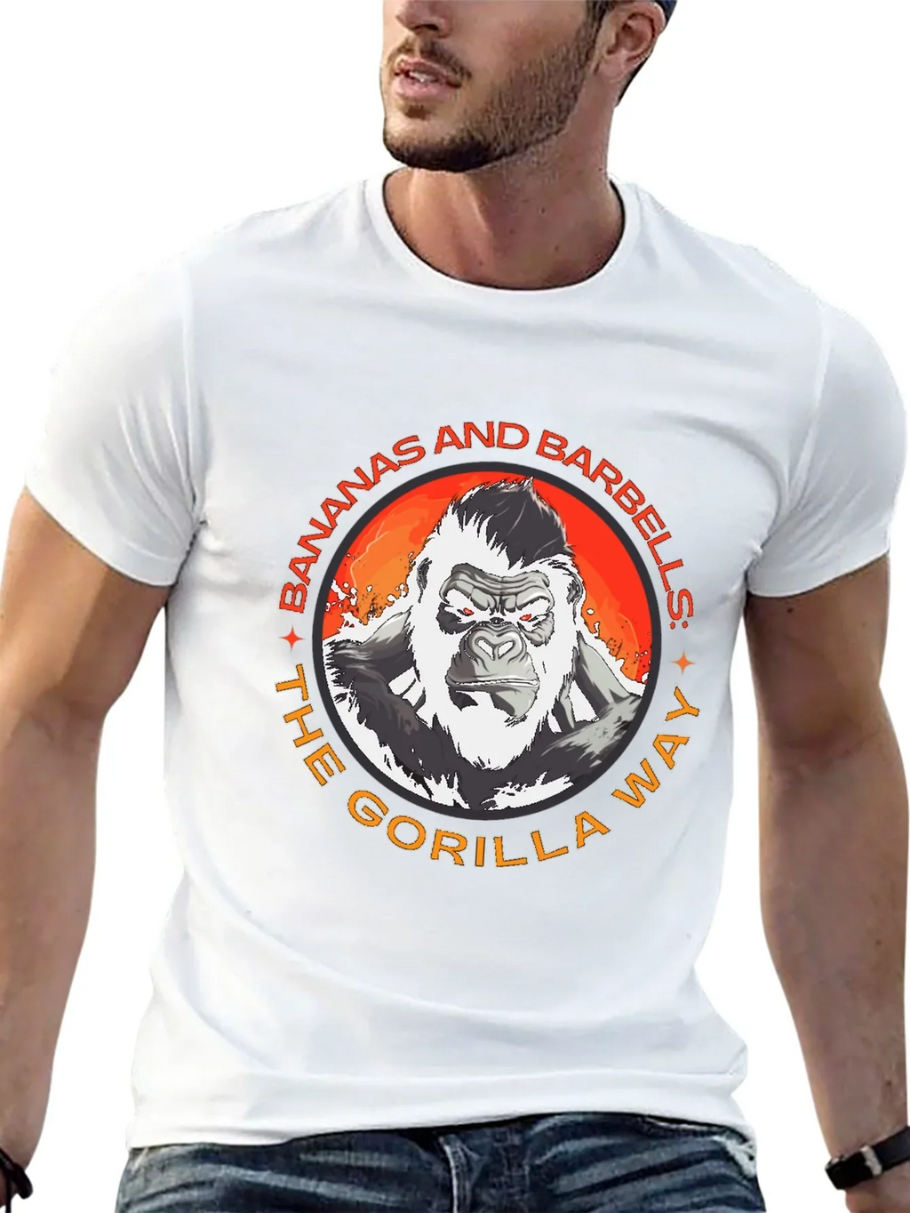 Bananas and Barbells Gorilla T-Shirt