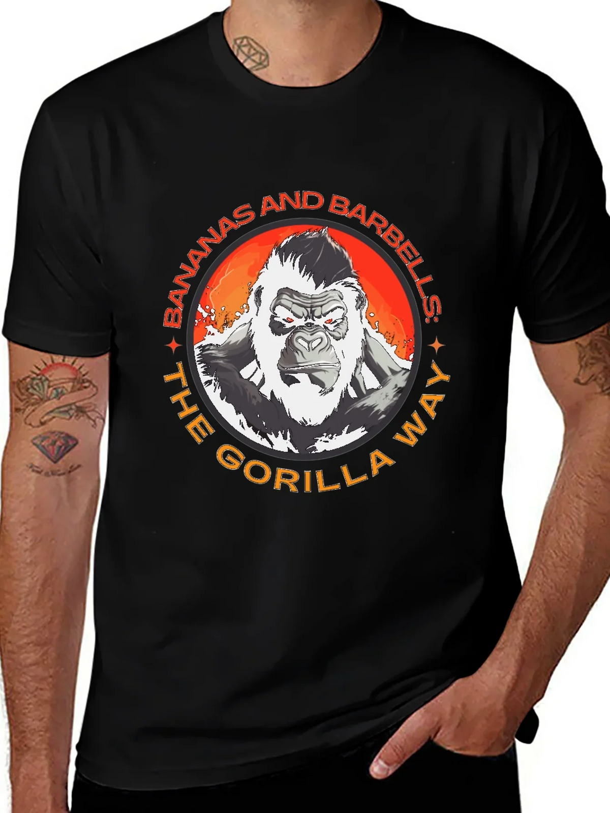 Bananas and Barbells Gorilla T-Shirt