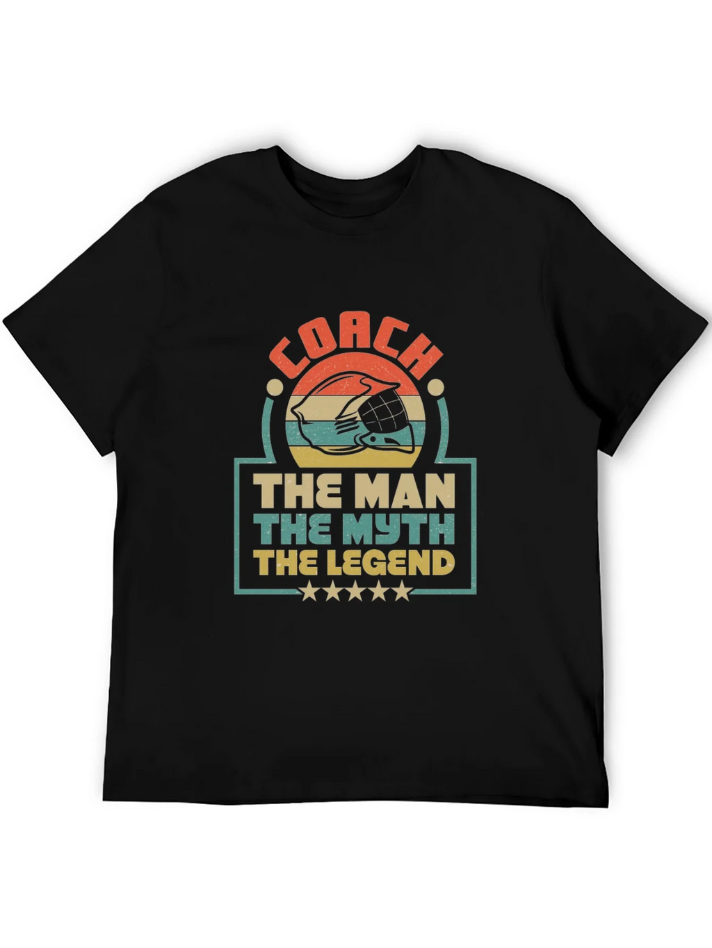 Coach The Man The Myth The Legend Graphic T-Shirt