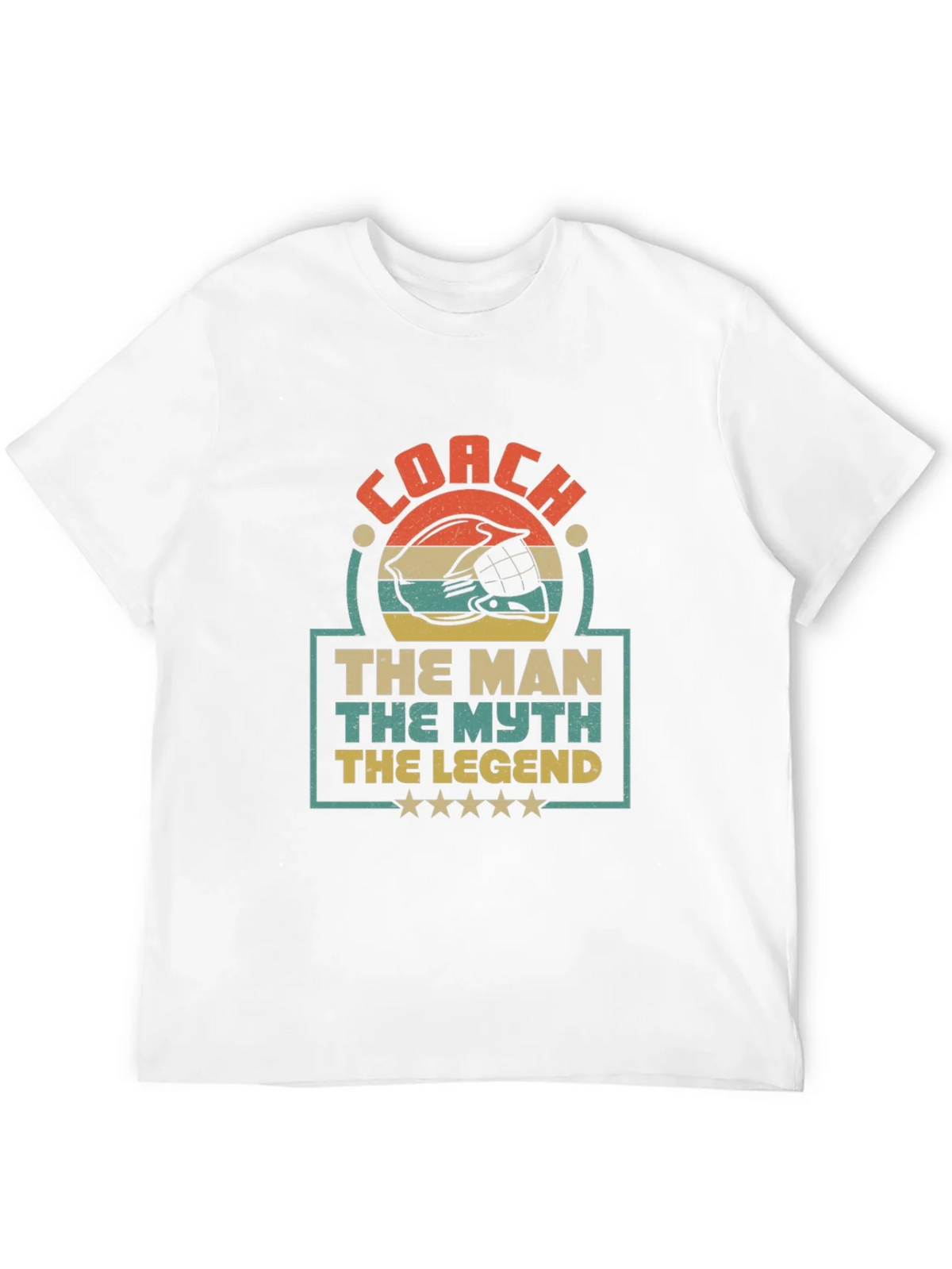 Coach The Man The Myth The Legend Graphic T-Shirt