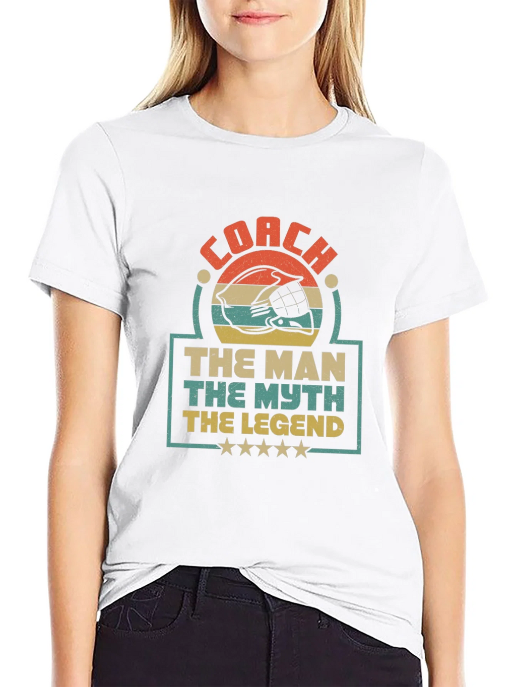 Coach The Man The Myth The Legend Graphic T-Shirt