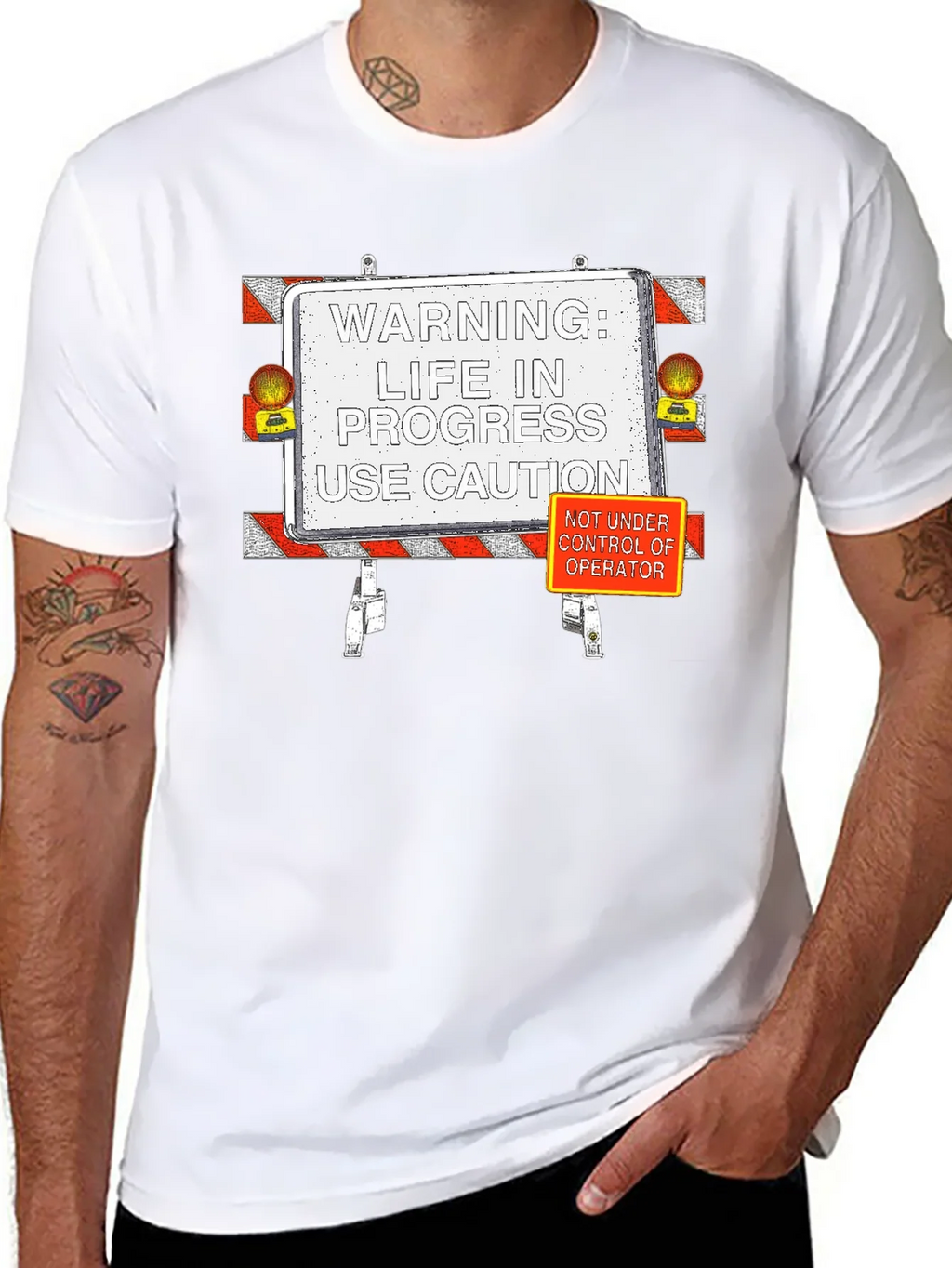 Life in Progress T-Shirt: Caution Edition