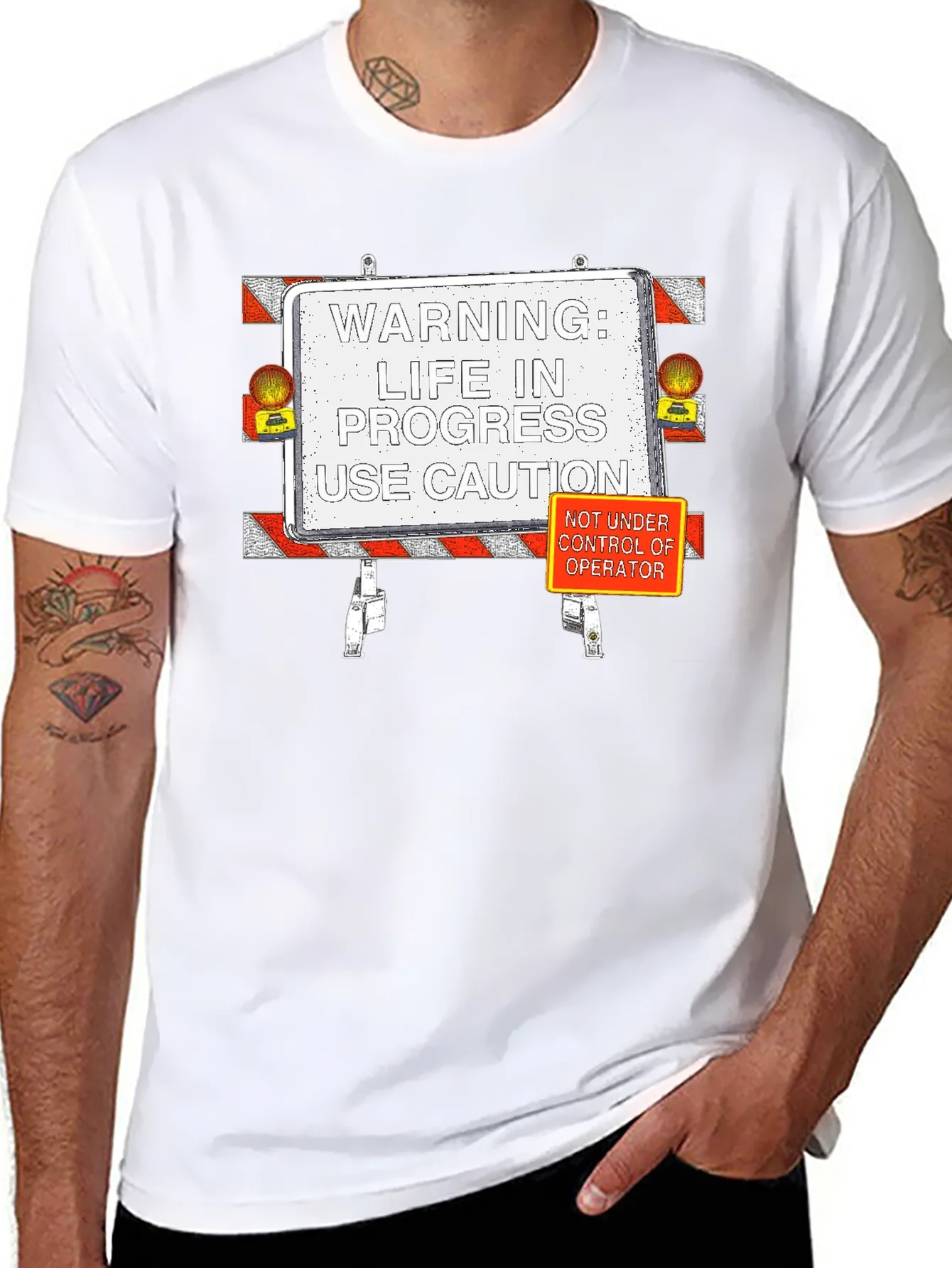 Life in Progress T-Shirt: Caution Edition