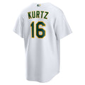 Athletics #16 Nick Kurtz Player White Home Game Football Jerseys