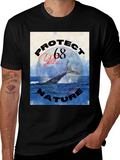 Protect Nature Whale Graphic Tee