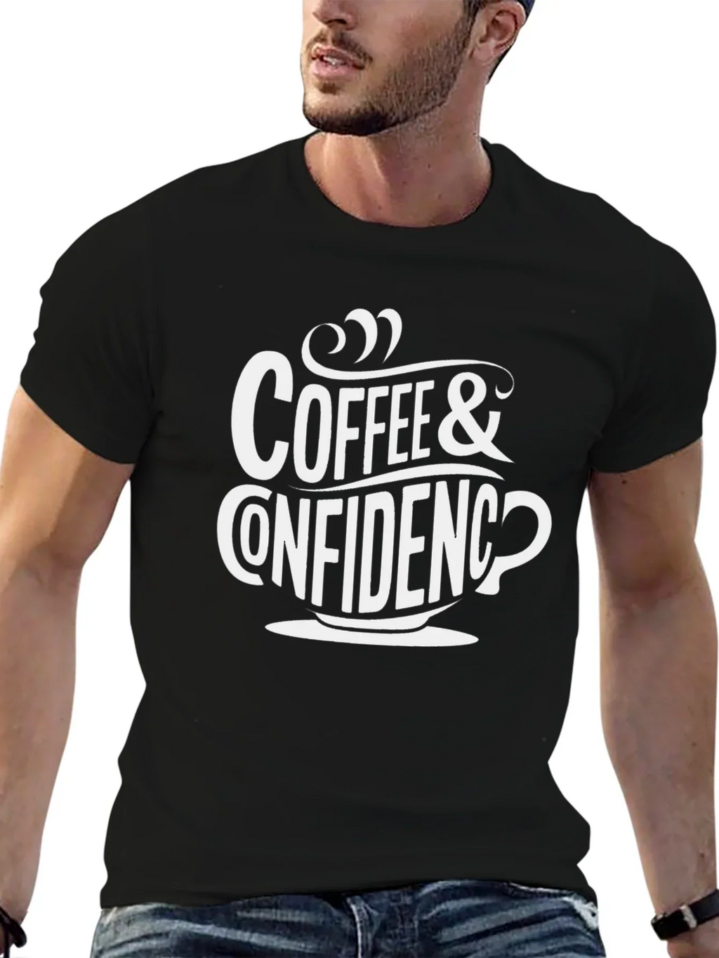 Coffee & Confidence Graphic Tee