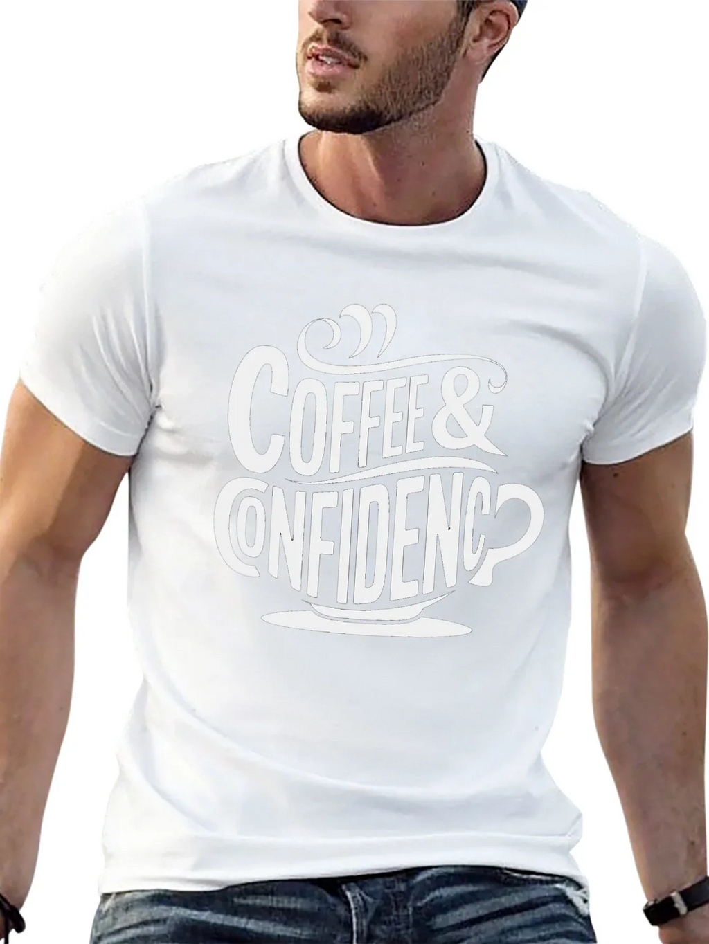 Coffee & Confidence Graphic Tee