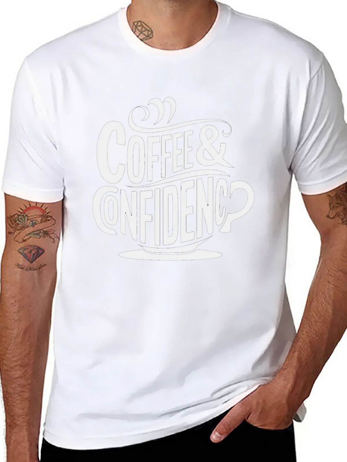 Coffee & Confidence Graphic Tee