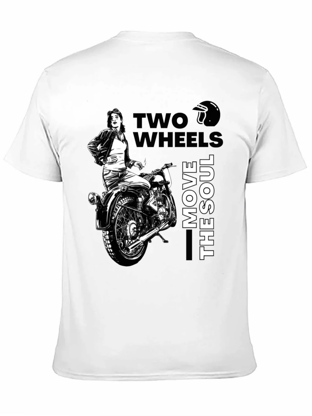 Two Wheels Move The Soul Biker T-Shirt