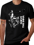 Two Wheels Move The Soul Biker T-Shirt