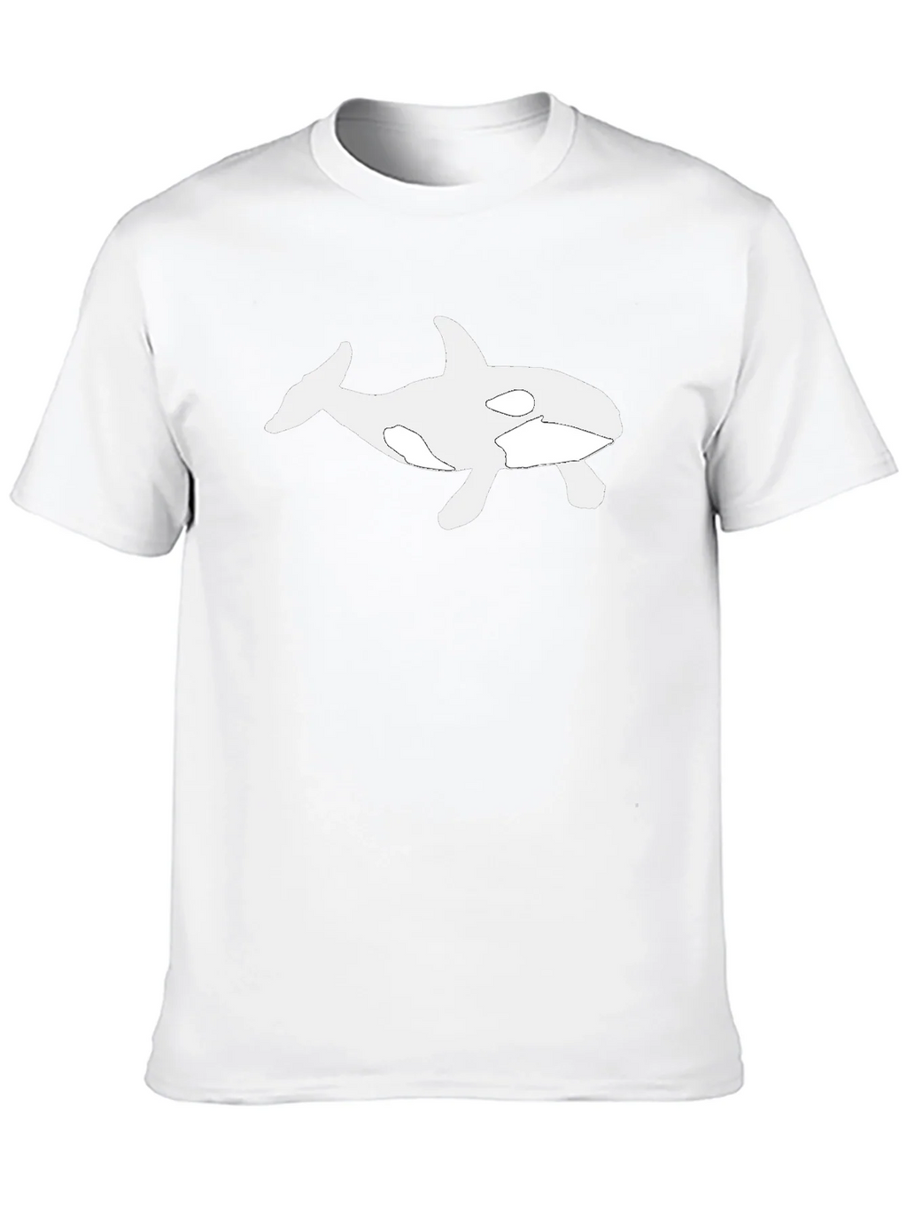 Orca Graphic T-Shirt - Black Cotton Blend