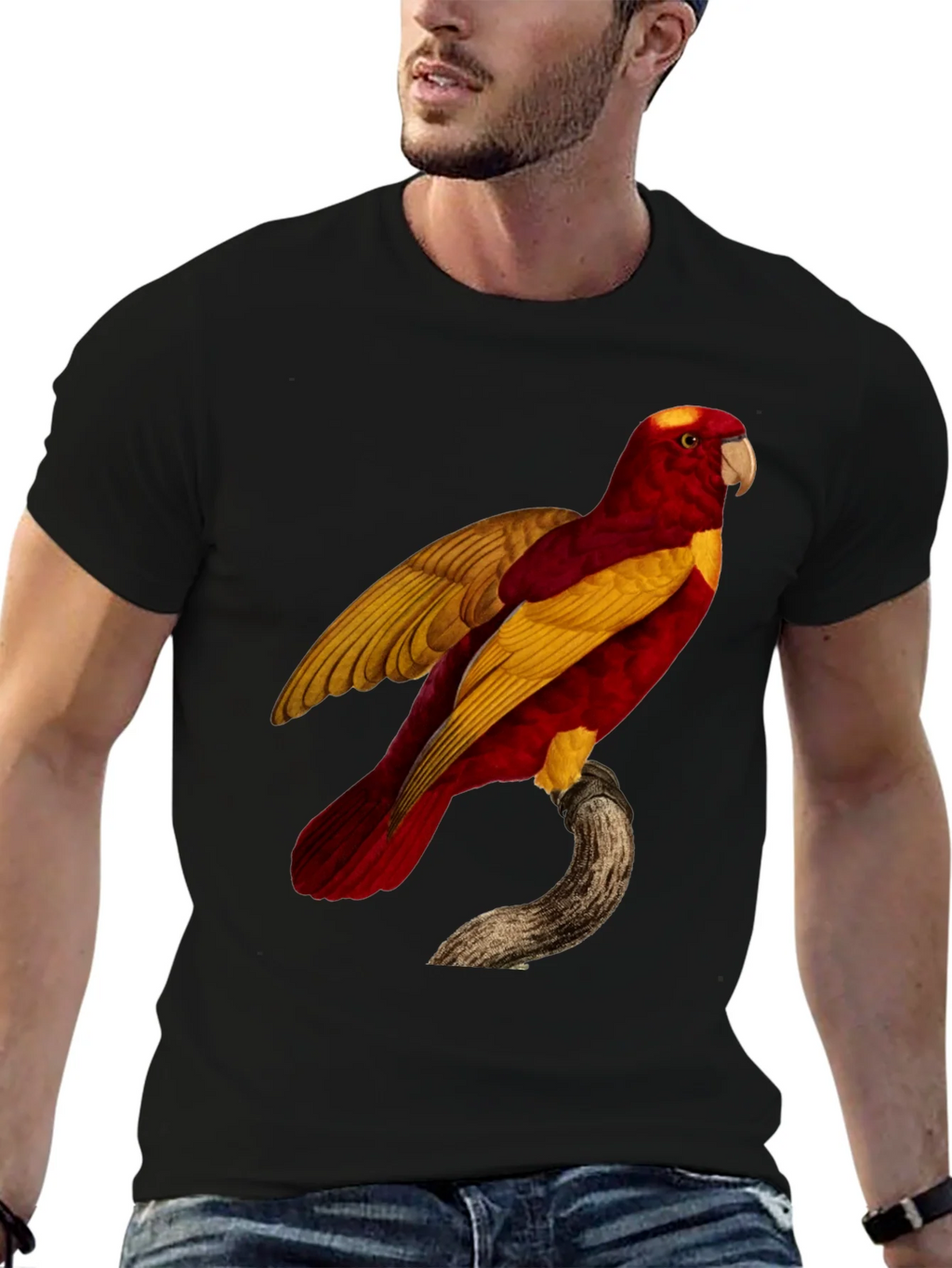Exotic Parrot Graphic Tee