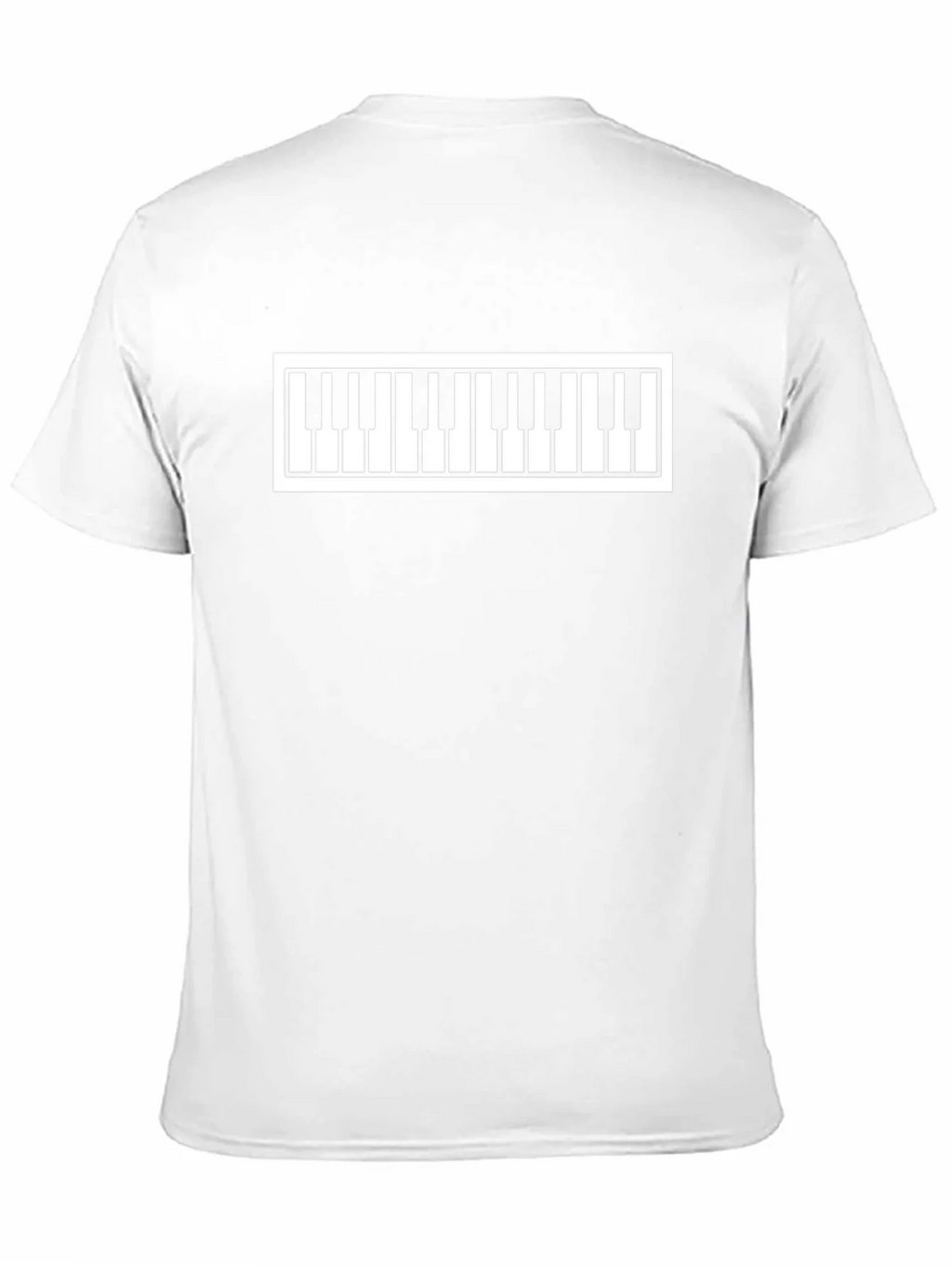 Piano Keys Graphic Tee - Stylish Music Lovers T-Shirt
