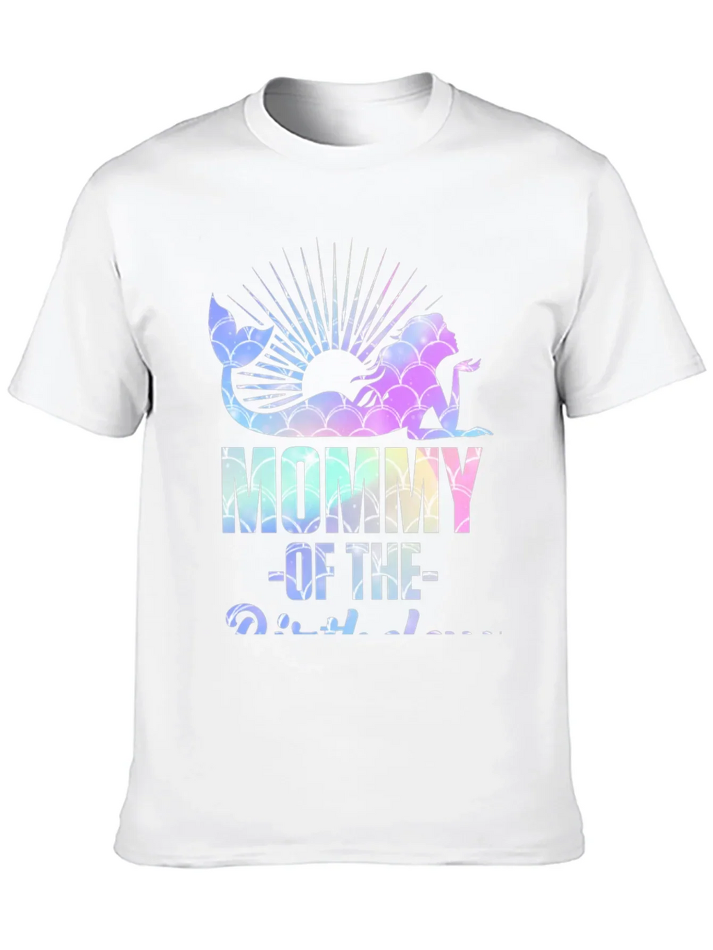 Mommy of the Birthday Mermaid Graphic Tee