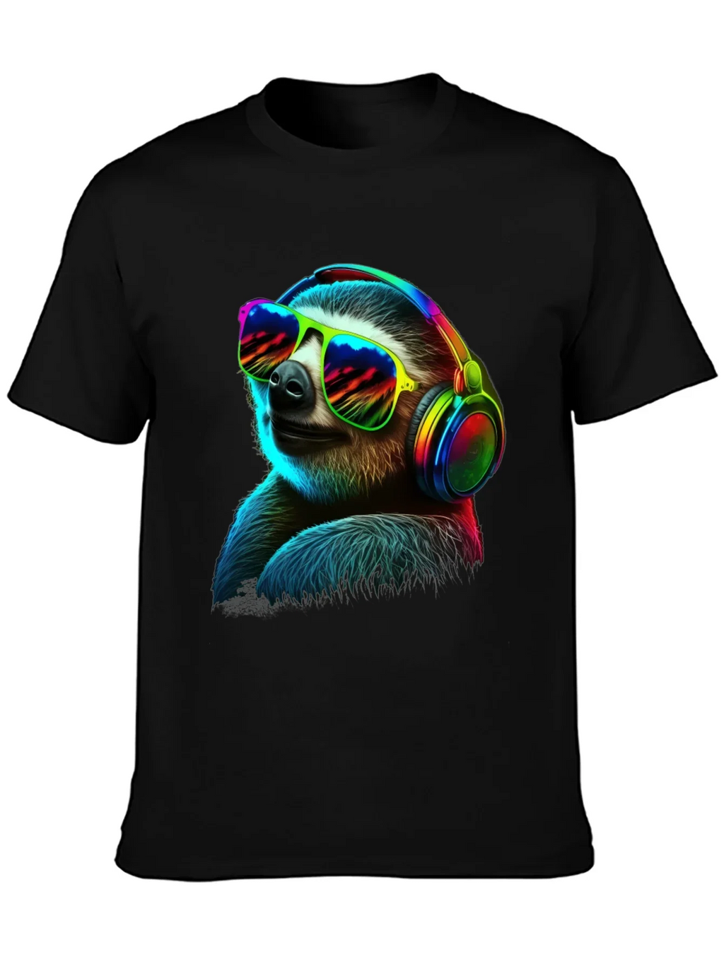 Cool Sloth T-Shirt: Music Lover Style