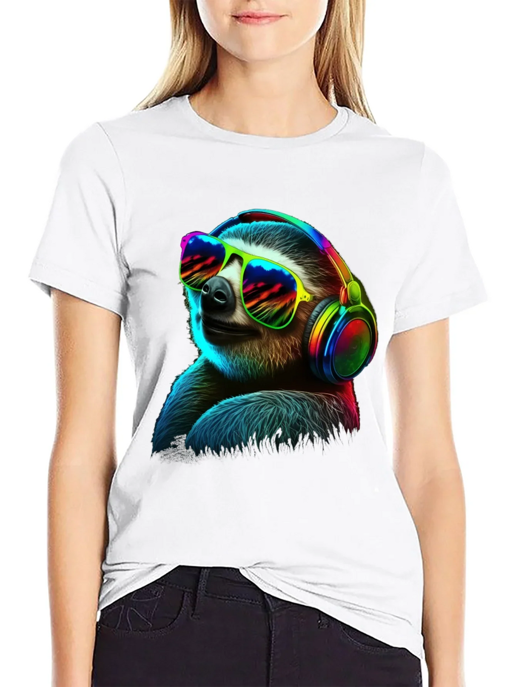Cool Sloth T-Shirt: Music Lover Style