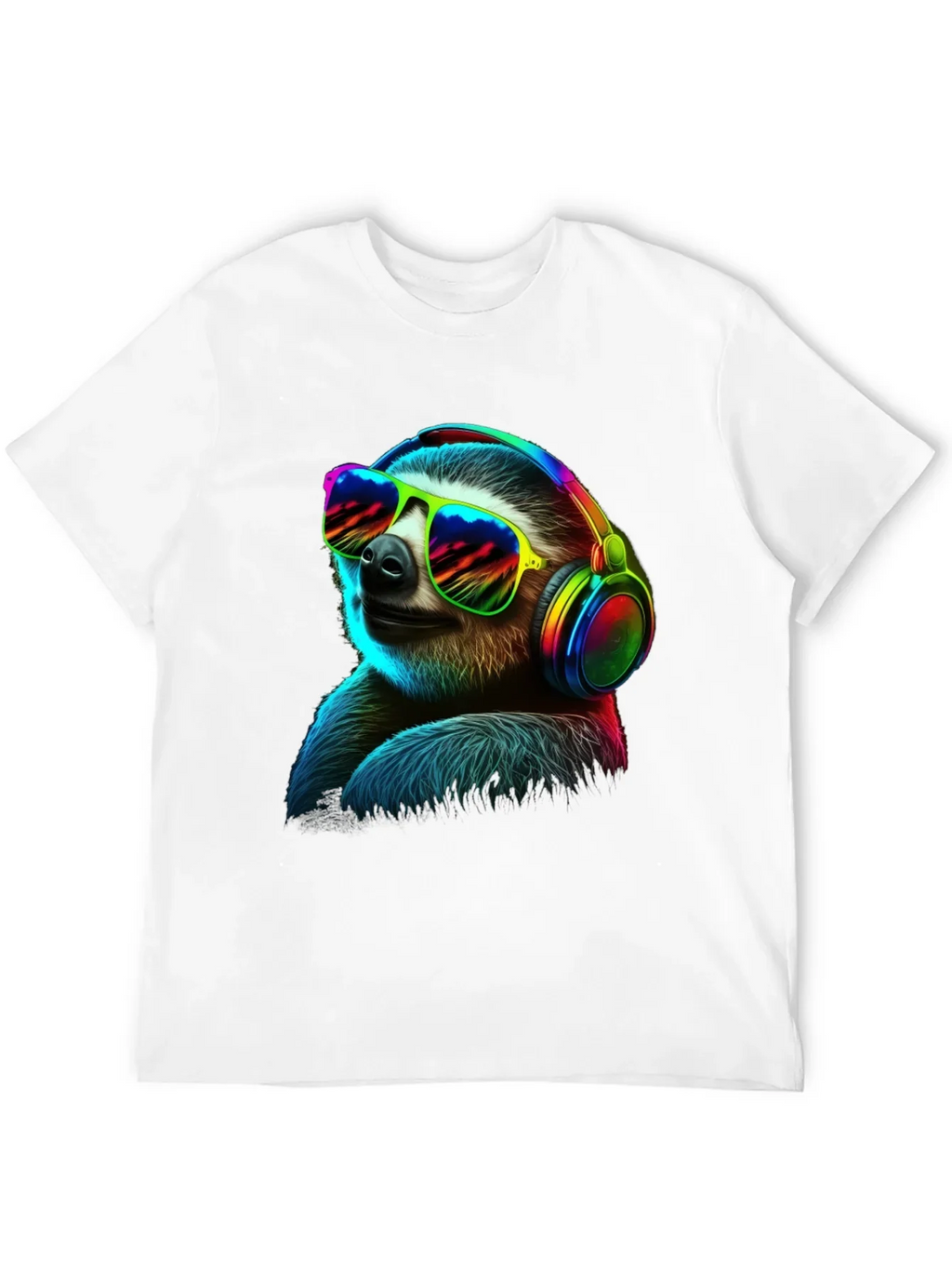 Cool Sloth T-Shirt: Music Lover Style