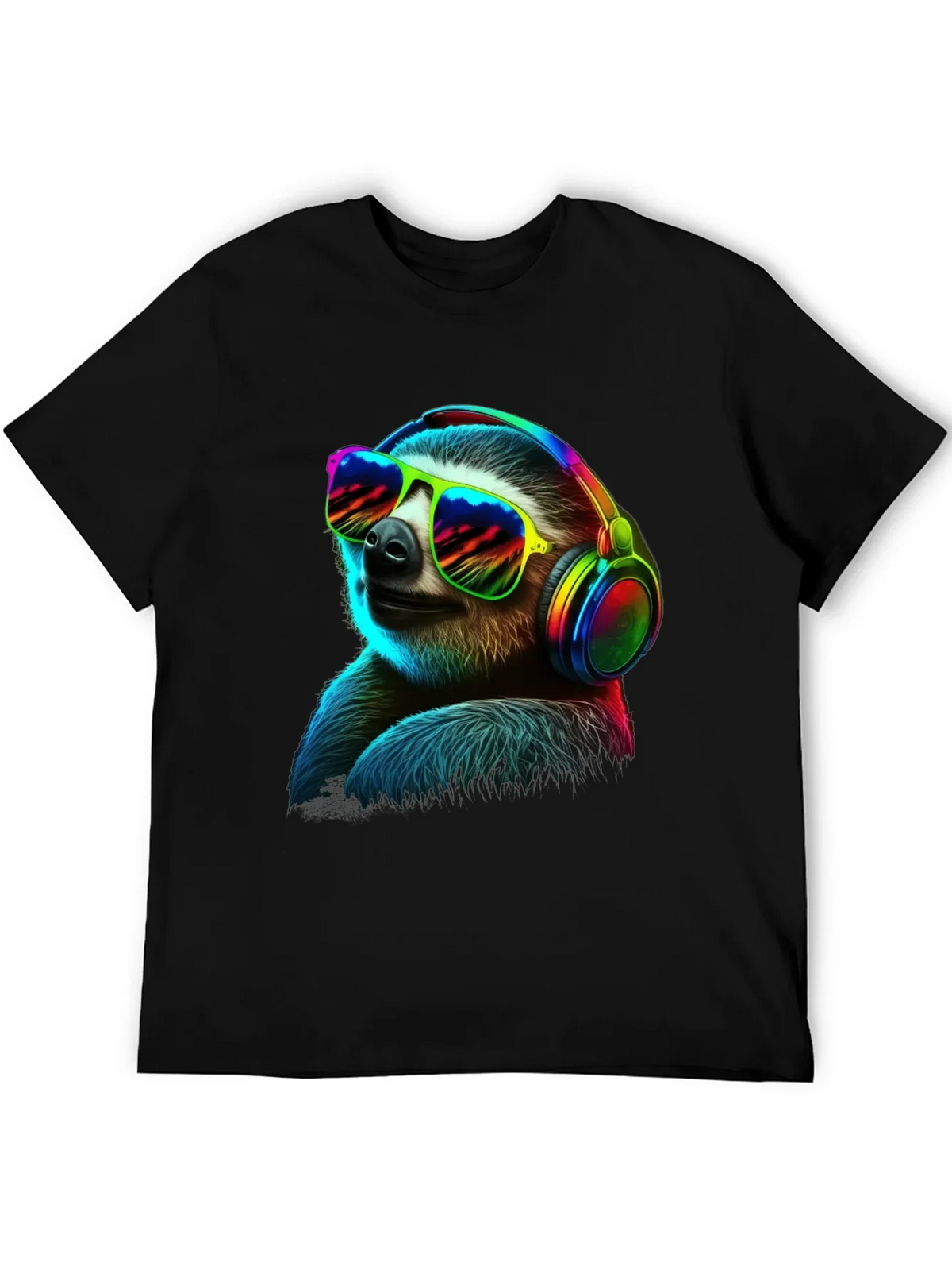 Cool Sloth T-Shirt: Music Lover Style