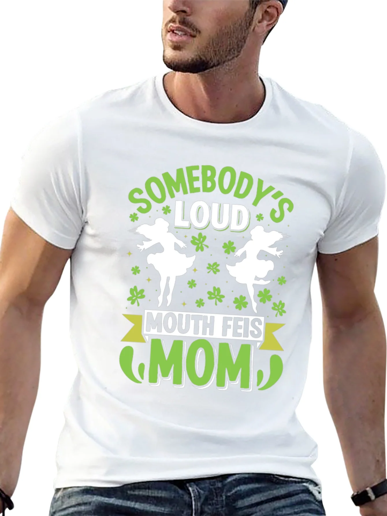 Funny Mouth Feis Mom St. Patricks Day T-Shirt