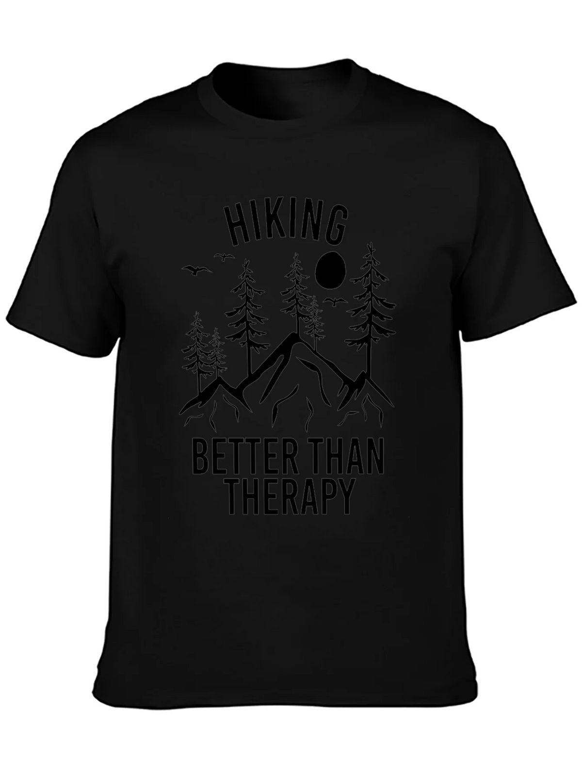 Hiking Therapy Graphic Tee - Nature Lovers Shirt
