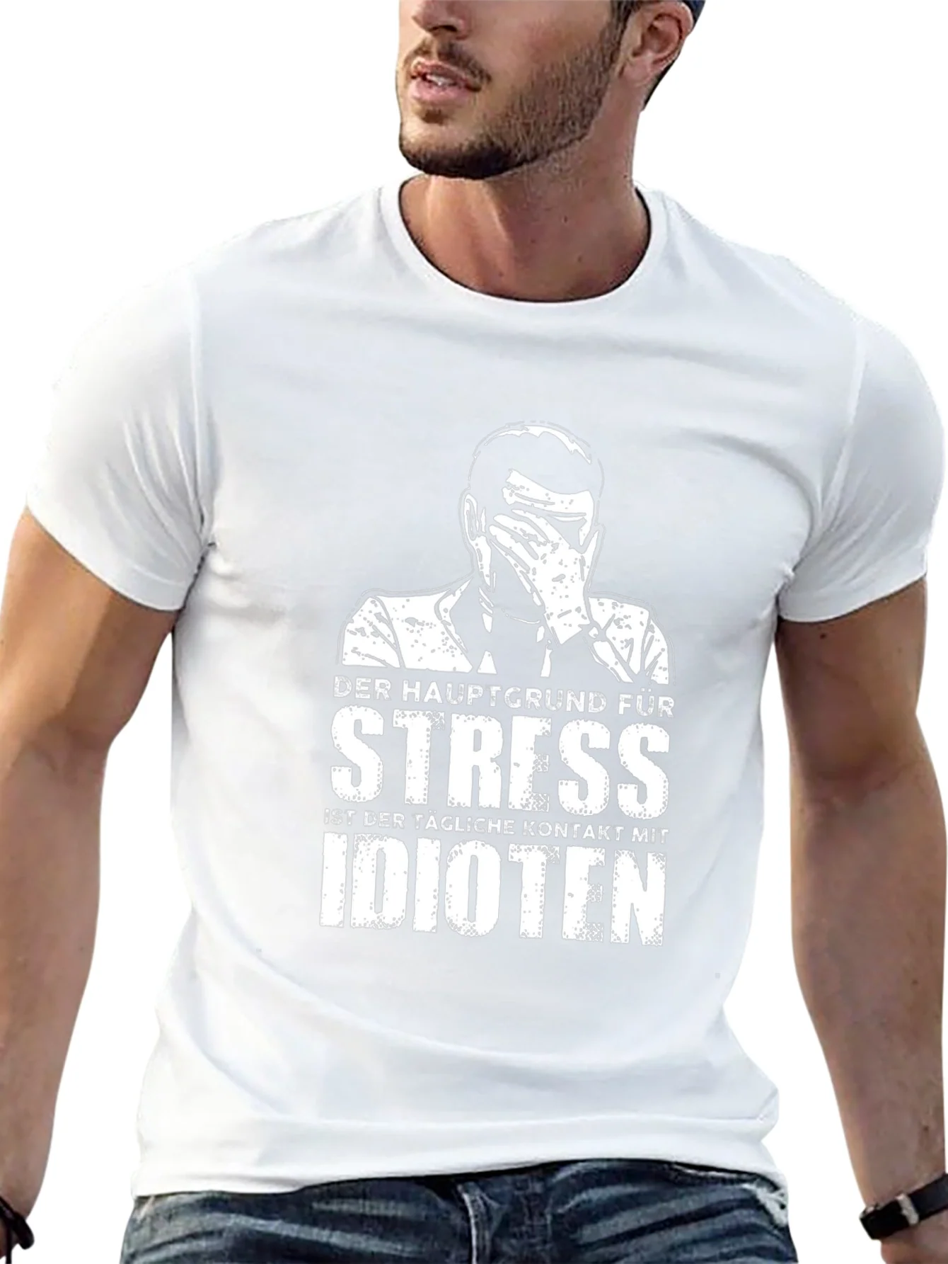 Stress Idioten T-Shirt - Black