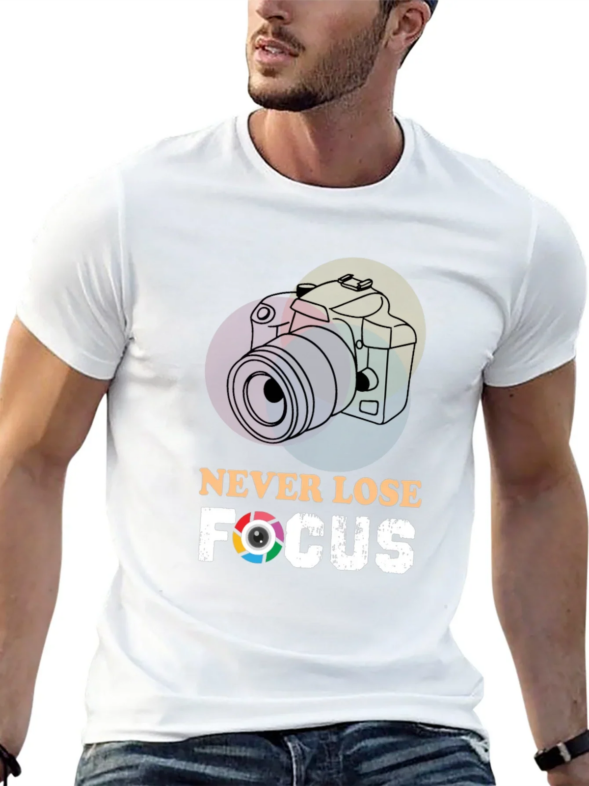Never Lose Focus T-Shirt - Photographer Gift