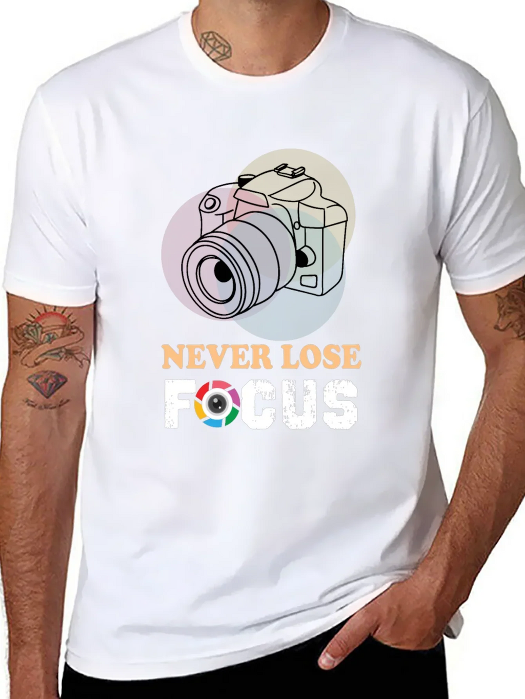 Never Lose Focus T-Shirt - Photographer Gift