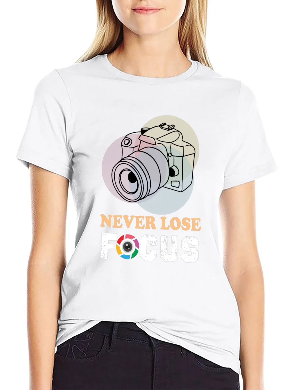 Never Lose Focus T-Shirt - Photographer Gift