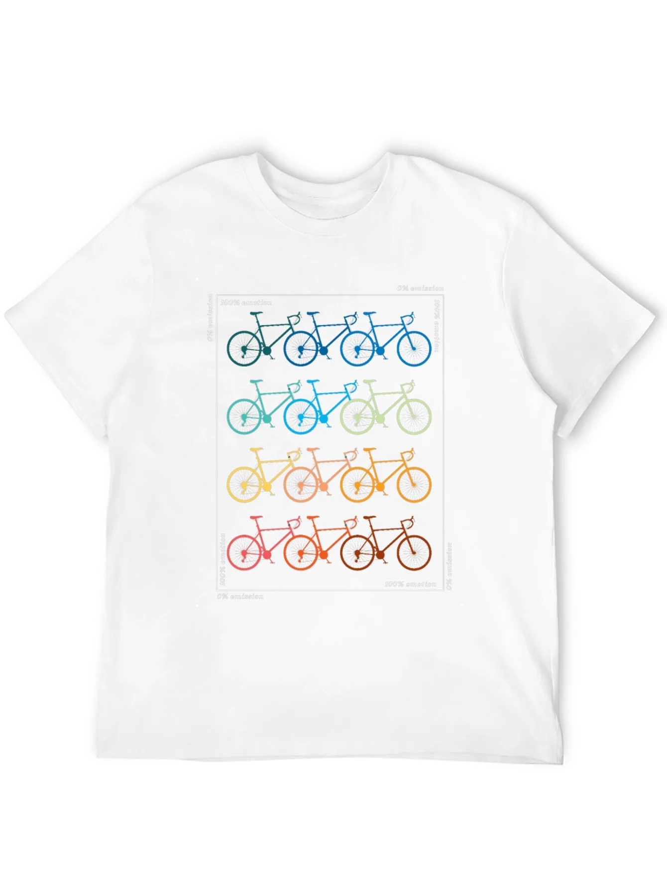 Cycling Emotion Graphic Tee - Eco Friendly Shirt