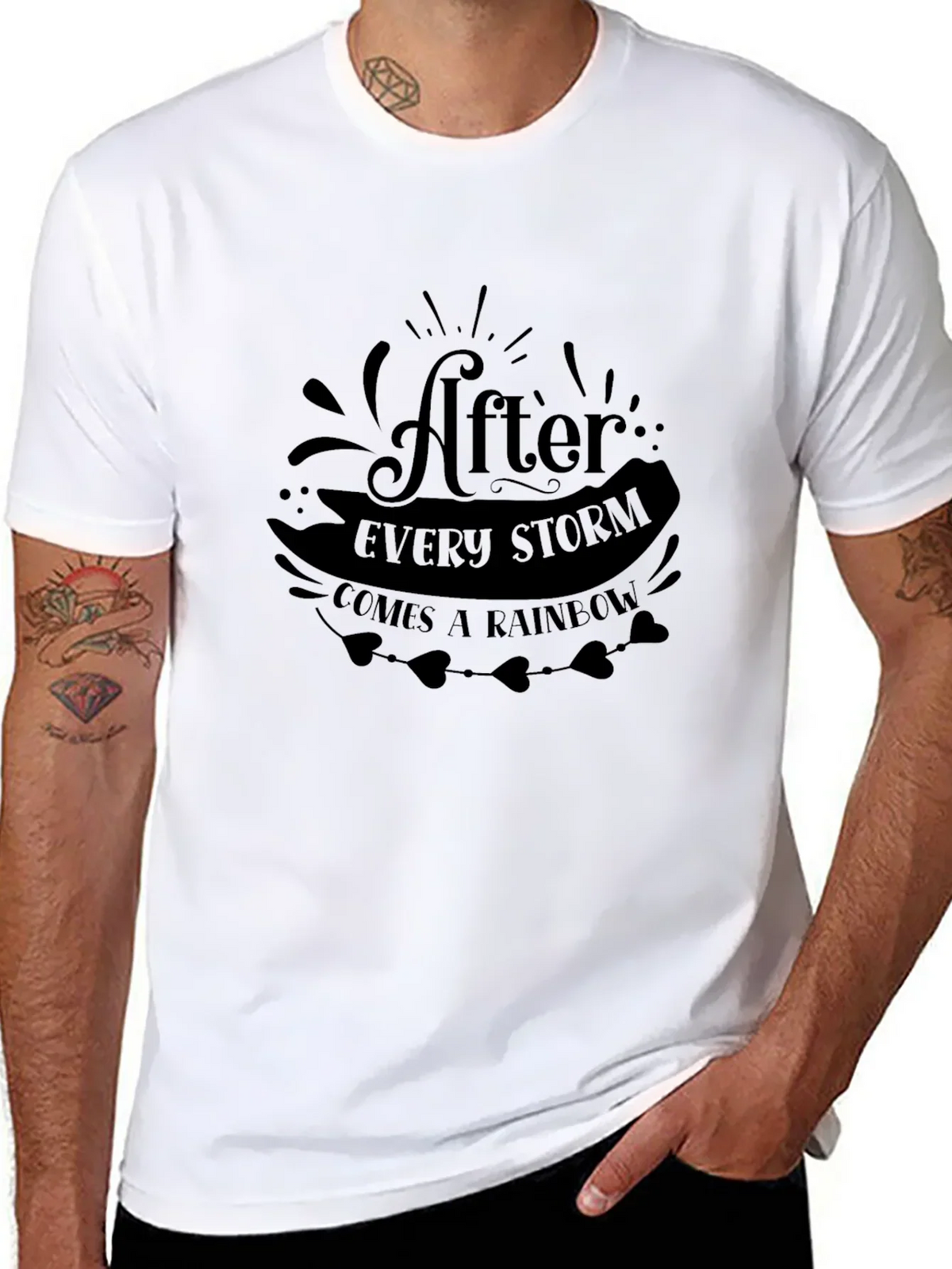After Every Storm Rainbow Graphic Tee