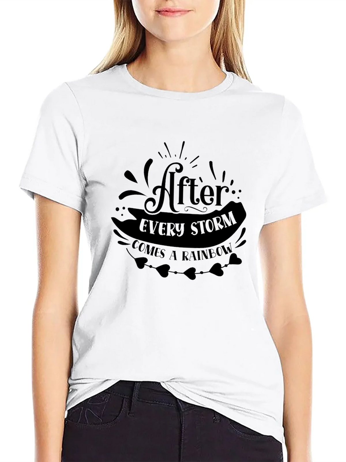 After Every Storm Rainbow Graphic Tee