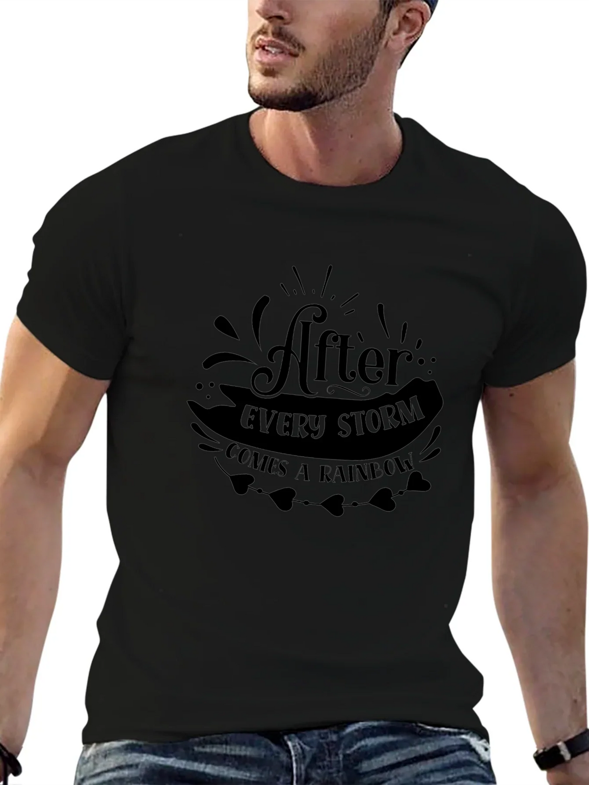 After Every Storm Rainbow Graphic Tee