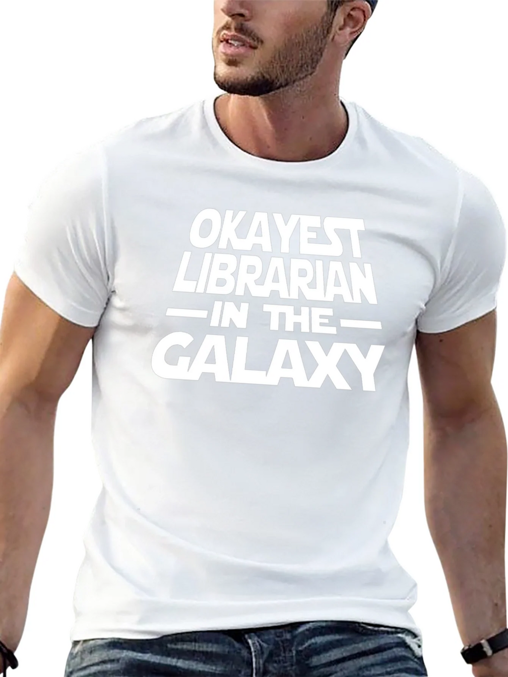 Okayest Librarian in the Galaxy T-Shirt